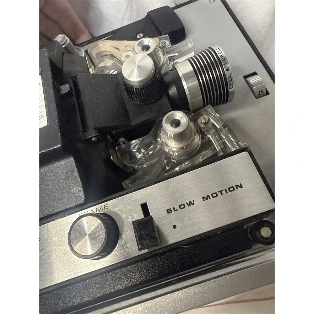 Bell & Howell Autoload 198L Super 8 Movie Film Projector, Powers On